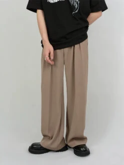 Wide Leg Tailored Pleated Trousers 17 Wide Leg Tailored Pleated Trousers -Modern Wear Shop cc5f8a7c6aa2c49bddf17f39c2f26d72