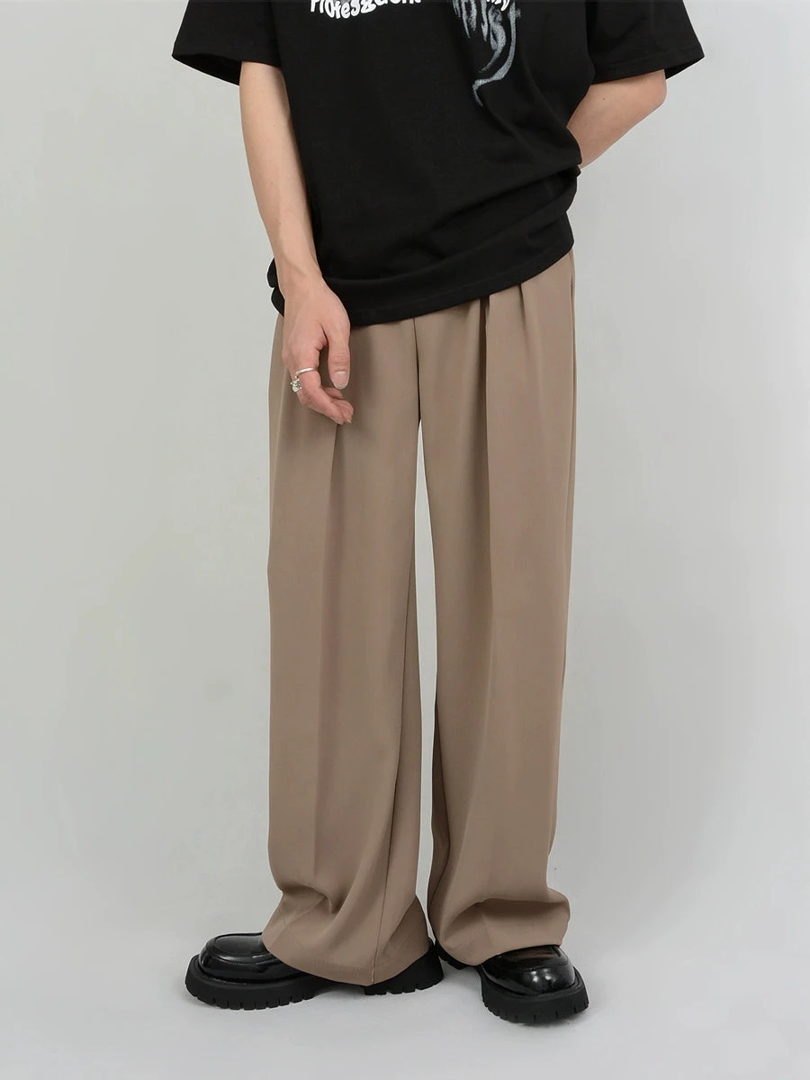 Wide Leg Tailored Pleated Trousers 3 Wide Leg Tailored Pleated Trousers - Image 3