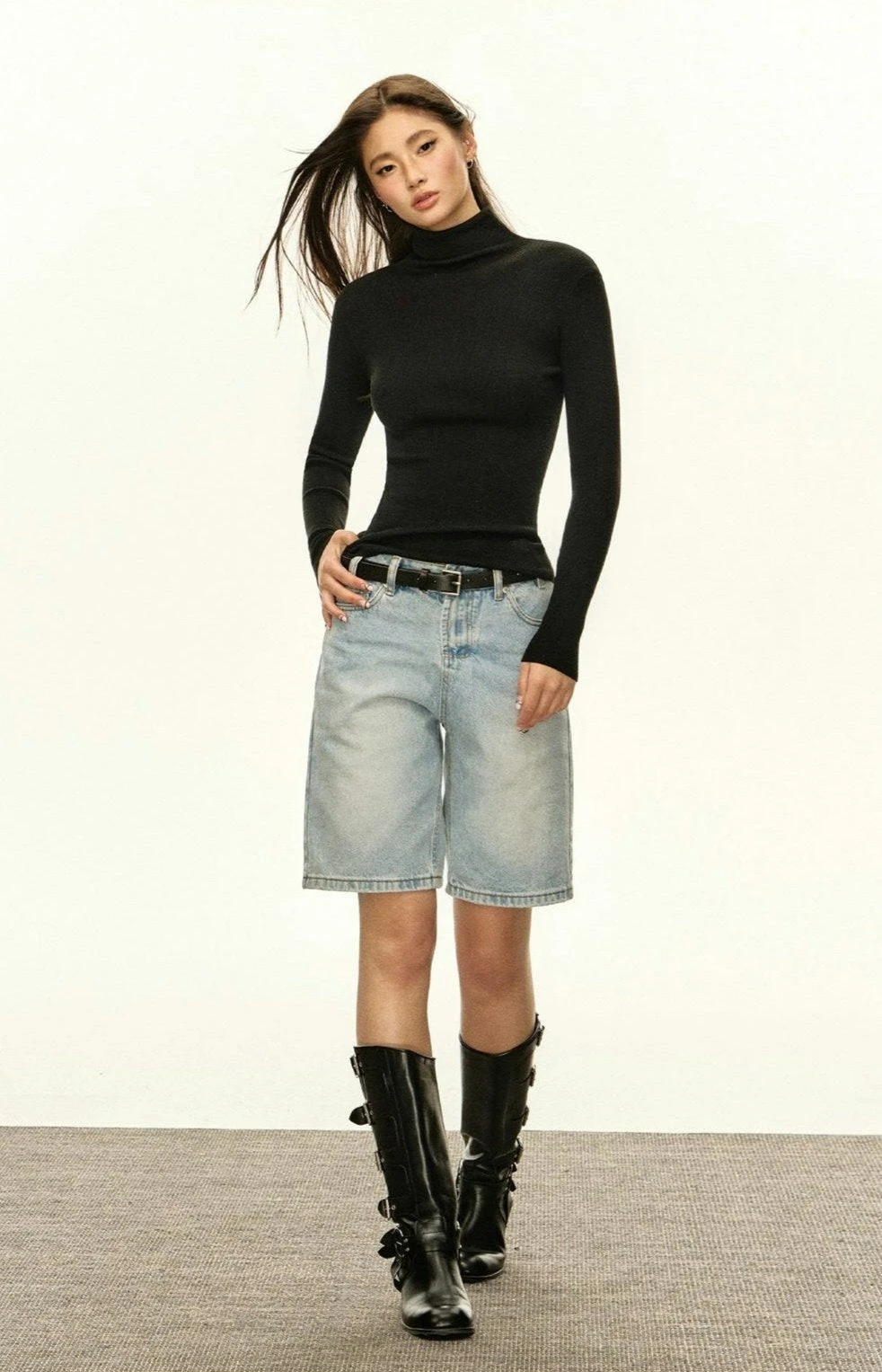 Slim Ribbed Turtleneck Sweater 12 Slim Ribbed Turtleneck Sweater - Image 12