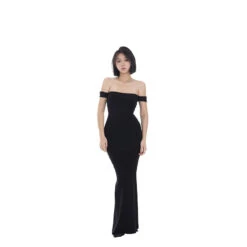 Off-Shoulder Bodycon Maxi Dress -Modern Wear Shop cfe30ea5ef7be07105db1cf43eed6f06