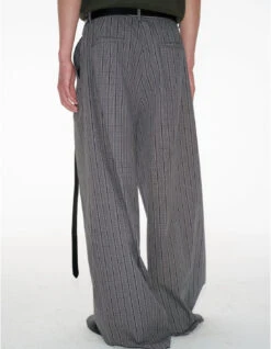 Plaid Wide Leg Pleated Pants -Modern Wear Shop d26d57cae0f4f45b9212e5cea02e2dcf