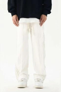 Double Side Zip Straight Pants -Modern Wear Shop d296e69d83d94adebd95e14644e270e1