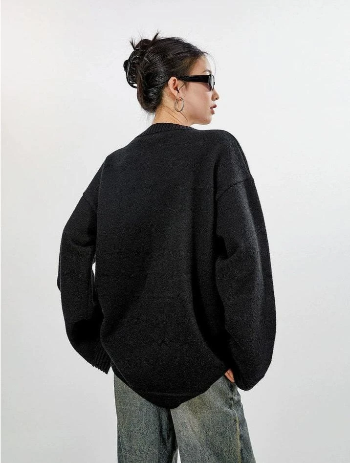 Ribbed Trim Zip-up Cardigan With Button Details 13 Ribbed Trim Zip-up Cardigan With Button Details - Image 13