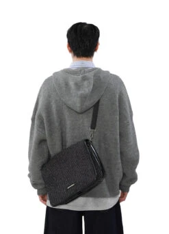 Wave Pattern Drop Shoulder Two Way Zip Hooded Jacket -Modern Wear Shop d41c57a2e61c8a3938593db97e98f78e