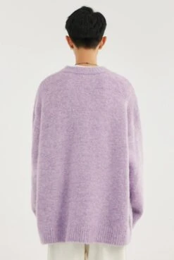 Crew Neck Relaxed-Fit Knit Sweater -Modern Wear Shop d5923f3c99f3539d02a3dc2dd297074d