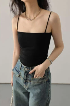 Slim Spaghetti Strap Top -Modern Wear Shop d5e1f28c5756f9087a2e6d92ffcf4add