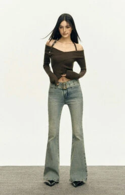 Halter Neck Ribbed Knit Long Sleeve Top 21 Halter Neck Ribbed Knit Long Sleeve Top -Modern Wear Shop d5eb42e2331078fa22626a420b70866b