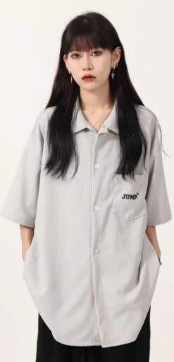 Waffle Texture Oversized Button Shirt 28 Waffle Texture Oversized Button Shirt -Modern Wear Shop d65f89c329103c0ed8e695893eca8fdd