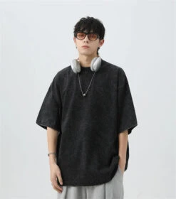 Oversized Acid Wash Tee With Drop Shoulders -Modern Wear Shop d7204acde35a7a854e8f6cc21204aa12