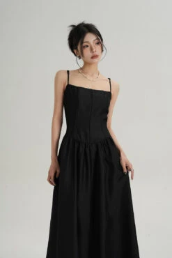 Adjustable Spaghetti Strap Corset Bodice Maxi Dress -Modern Wear Shop d7fae0126e5bdf0f9752b84e5c965dbe