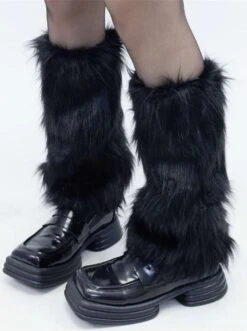 Faux Fur Leg Warmers