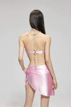Shell Halter Bikini Set With Sarong Skirt -Modern Wear Shop d8b7ec8fa2ccf02a22af8f04bccec619