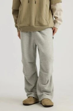 Pleated Tapered Joggers With Back Flap Pocket -Modern Wear Shop da1fa19e7a295cb1565f72b41e15bfc6
