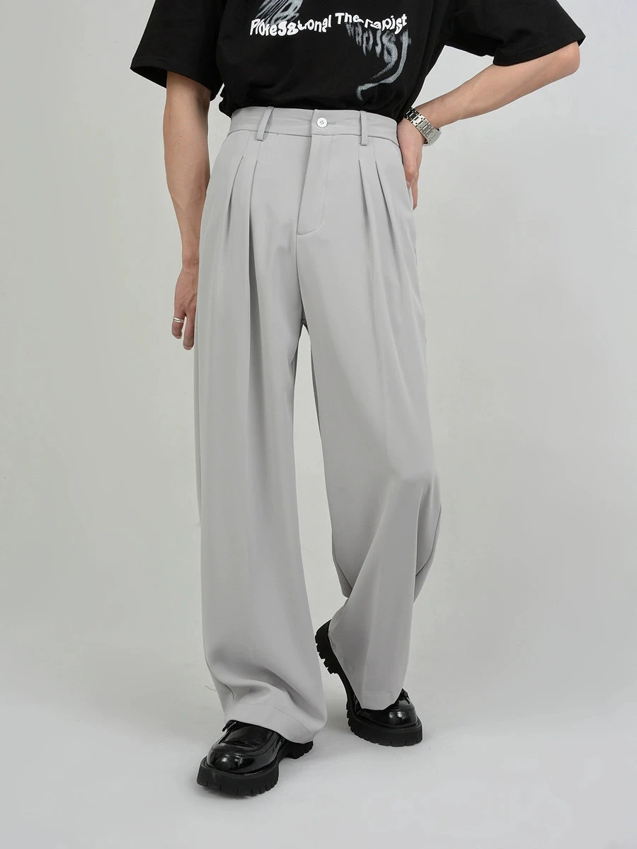 Wide Leg Tailored Pleated Trousers 6 Wide Leg Tailored Pleated Trousers - Image 6