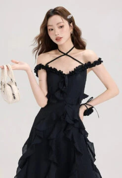 Ruffled Asymmetric Hemline Sleeveless Dress 19 Ruffled Asymmetric Hemline Sleeveless Dress -Modern Wear Shop db5e273823c5d789229563c9ab3655a1