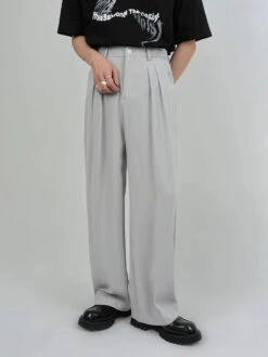 Wide Leg Tailored Pleated Trousers 19 Wide Leg Tailored Pleated Trousers -Modern Wear Shop dd5062721a1095bd94f02c8fa1182789
