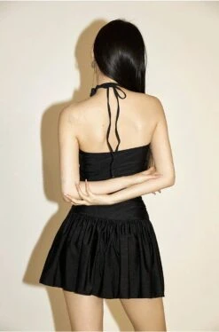 Rosette Detail Ruched Skirted One-Piece Swimdress -Modern Wear Shop ddf6d6914288c973e9520efc4323896a