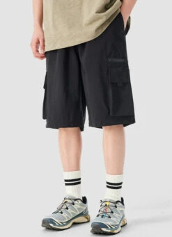 Cargo Utility Shorts With Zippered Pocket -Modern Wear Shop dee8b92212861ce8cac0ccfa10131d81
