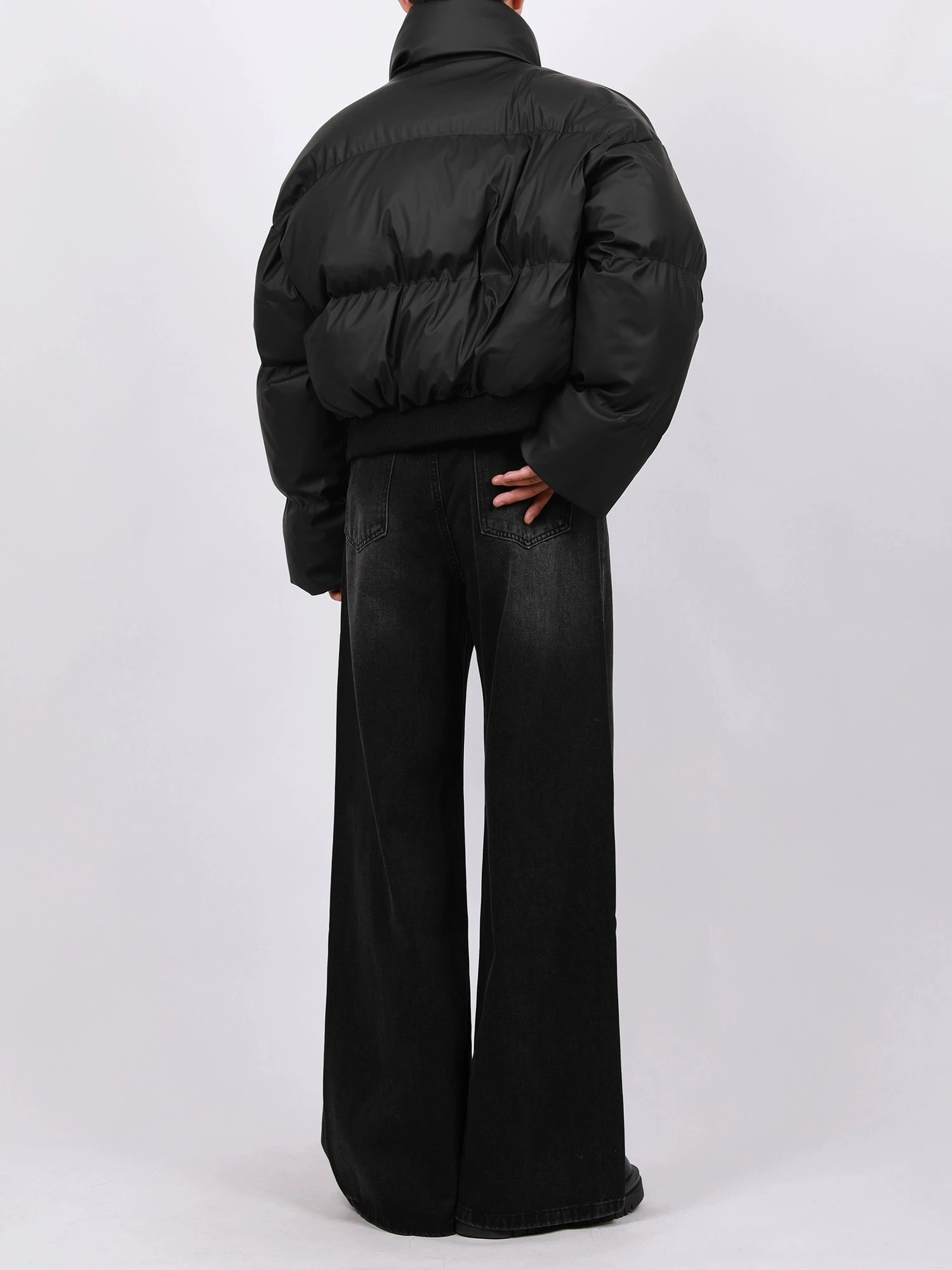 Vintage Washed Wide Leg Denim Pants 15 Vintage Washed Wide Leg Denim Pants - Image 15