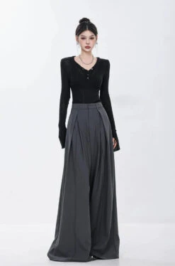 High Waist Wide Leg Multi-Pleated Trousers 23 High Waist Wide Leg Multi-Pleated Trousers -Modern Wear Shop dfcca0af3cbc48145db77784247fa26a