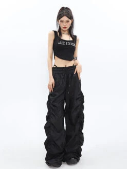Ruched High-Waisted Jogger Pants -Modern Wear Shop e149ed1bc8bd4047923f2b12caa6d451