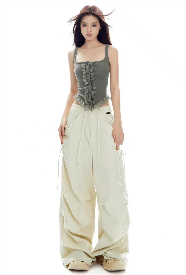 Cargo Jogger Pants With Side Pockets And Drawstrings 4 Cargo Jogger Pants With Side Pockets And Drawstrings - Image 4