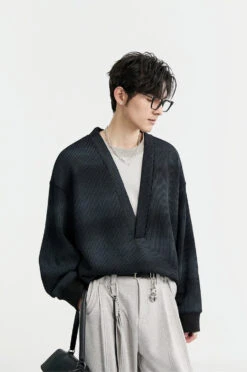 Mock Layered Gradient Ribbed V-Neck Knit Sweater 28 Mock Layered Gradient Ribbed V-Neck Knit Sweater -Modern Wear Shop e2caba0292012de93dcb397db7f190b5 93498880 e705 4aee b639 e7107464428f