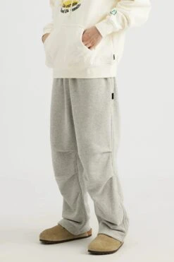 Pleated Tapered Joggers With Back Flap Pocket