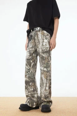 Camo Print Wide-Leg Drawstring Trousers -Modern Wear Shop e432dfb9de0c6925d4970392bb1a8b79