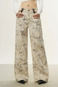 Snake Print Mid Waist Wide Leg Pants -Modern Wear Shop e5c6cf97d352fe2d395bd11093b34ce4