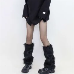 Faux Fur Leg Warmers -Modern Wear Shop e73ed2eb8f4f3d15f07f9016d12d9945