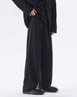 Wide Leg Tailored Lightweight Trousers With Belt Detail 19 Wide Leg Tailored Lightweight Trousers With Belt Detail -Modern Wear Shop e7dd4e079b99b04d24797cd3ea71eeaf