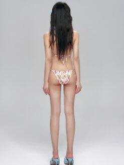 Floral Halter Neck Bikini With Side Tie Sarong -Modern Wear Shop e7e12b8ad1cf6d595f5261c52e1d0082