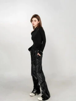 Asymmetrical Neckline Long Sleeve Top 27 Asymmetrical Neckline Long Sleeve Top -Modern Wear Shop eae4a335ff1f161dab94d99301f974fd