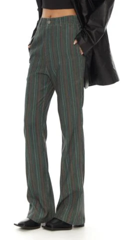 Retro Stripe Straight Fit Pants -Modern Wear Shop eb37bc76995f40f117da84c736ba0ec9