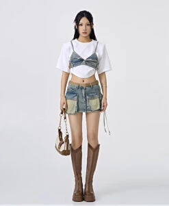 Sandblast Utility Cargo Denim Mini Skirt 19 Sandblast Utility Cargo Denim Mini Skirt -Modern Wear Shop eb6967c13200d9dfac00c247e9bfed51