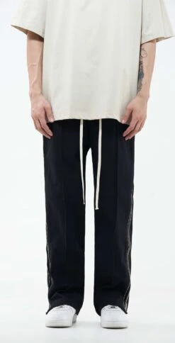 Double Side Zip Straight Pants -Modern Wear Shop ee136943e7692908981119561258ade2