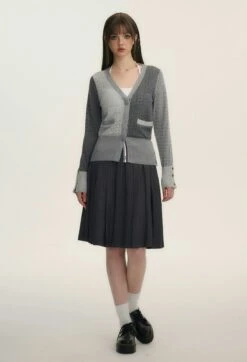 Pinstripe Pleated Short-Midi Skirt 14 Pinstripe Pleated Short-Midi Skirt -Modern Wear Shop ee5030bf7ac316f337aa5c6df442a926