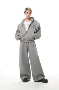 Oversized Cropped Zip Hoodie And Wide-Leg Sweatpant Tracksuit Set 30 Oversized Cropped Zip Hoodie And Wide-Leg Sweatpant Tracksuit Set -Modern Wear Shop ef003eef55a13c3270a269739341d8d5