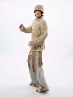 Fuzzy Open Knit Lightweight Pullover Sweater -Modern Wear Shop ef5615b35fcb11ac168f08ba99d0ac29