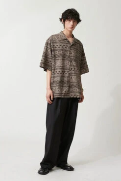 Bohemian Patterned Button-Up Short Sleeve Shirt -Modern Wear Shop ef746534d169e8d6fb6fb5f09dc66f19