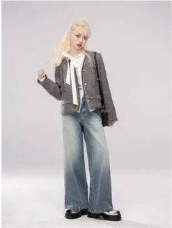 Slim Mid-Crop Shirt Blouse With Tie-Neck 17 Slim Mid-Crop Shirt Blouse With Tie-Neck -Modern Wear Shop enhanced 12522acb8000c271ac2795bd9f263698 960x crop center2 topaz enhance 4x faceai