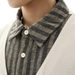 Striped Mock Layered Vest Long Sleeve Shirt 23 Striped Mock Layered Vest Long Sleeve Shirt -Modern Wear Shop enhanced 41d4b58bb4c97c87ed7a4035400413ac topaz enhance 2x