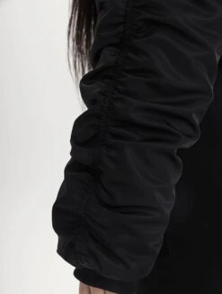 Puffer Ruched Sleeve Cropped Bomber Jacket 11 Puffer Ruched Sleeve Cropped Bomber Jacket -Modern Wear Shop enhanced 714158115bb7b716bcb02456e8fb08fe topaz enhance 2x