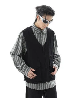 Striped Mock Layered Vest Long Sleeve Shirt 14 Striped Mock Layered Vest Long Sleeve Shirt -Modern Wear Shop enhanced 807276b712ec1668320e4e710e5edb83 topaz enhance 2x
