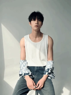 Slim Tapered Ribbed Tank Top -Modern Wear Shop f00cefb8eb3644931683d4de116da9af