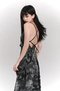 Sleeveless Asymmetrical Hem Floral Dress -Modern Wear Shop f2241cff8ea8039f686aa20b67314cfc