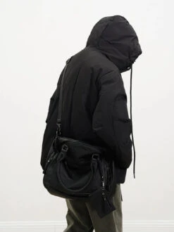 High Collar Hooded Puffer Jacket With Pockets -Modern Wear Shop f30a82b8e627dfcbf2a57d3f534c0921