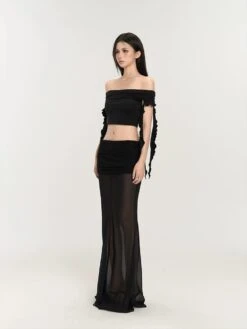 Sheer Overlay Maxi Skirt -Modern Wear Shop f343137464e81a279c8da50037e8d343