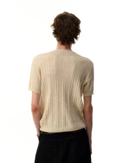 Ribbed Knit Half Button Short Sleeve Shirt 18 Ribbed Knit Half Button Short Sleeve Shirt -Modern Wear Shop f38ccdbc9ab746bdc45c870154306448